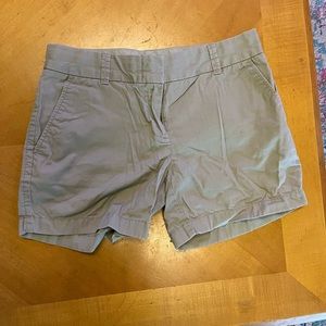 JCrew khaki shorts size 00